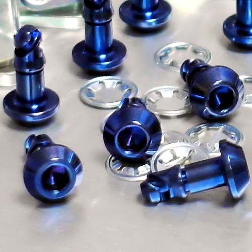 Dzus Allen Head Quarter Turn Quick Release Fairing Fastener Titanium